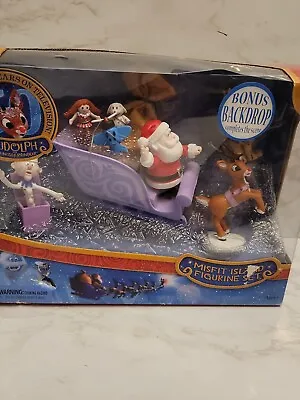 Round 2 / FOREVER FUN - 8 Plastic Figure Sleigh Set MISFIT Toy Rudolph ELEPHANT • $99.99