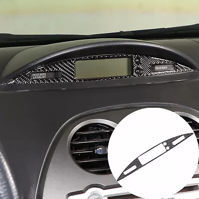 Carbon Fiber CD Display Panel Trim Frame For Mitsubishi Eclipse 2006-2011 • $22.99