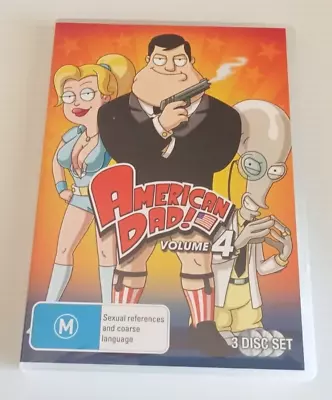 American Dad! Volume 4 Region 4 DVD • $4