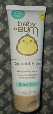 Sun Bum Baby Bum Monoi Coconut Balm Ultra Moisturizer Aloe Shea Cocoa Butter 3oz • $8.19