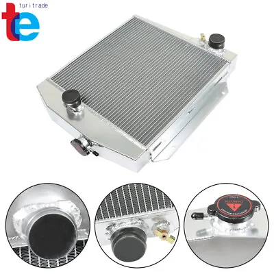 6167 Aluminum Radiator Silver For International Scout 1961-1971 4Row 2.5L MT • $186.77