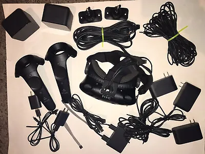 HTC Vive VR Headset Complete Set Full Kit Virtual Reality System • $310