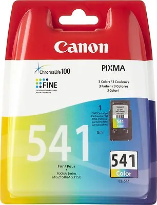 £25.79 • Buy Original Canon CL-541 Colour Ink Cartridge For PIXMA MG3150 MG3250 MG3650 MX535