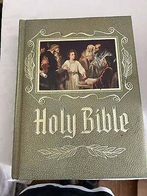 Vintage Holy Bible Catholic Heirloom Edition 1975-1976 New American Bible Family • $14.99