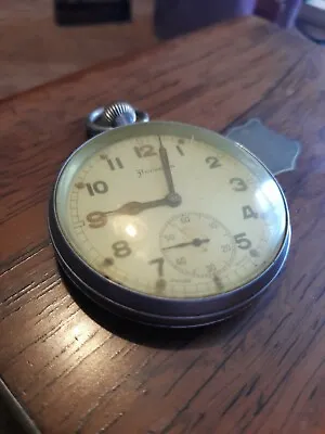 £75 • Buy Vintage 1940s WWII Issue GS / TP Helvetia Pocket Watch.