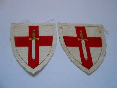 £30 • Buy 1st Army Printed Pair Of  Cloth Formation Signs Military Unit Patches