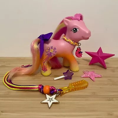 My Little Pony Comet Tail G3 Hasbro 2005 Cutie Cascade Exc Cond Custom Accs • £13.50