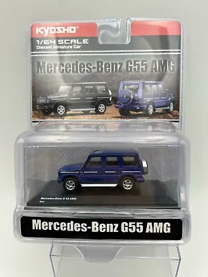 Kyosho 1:64 Mercedes Benz G55 AMG Blue • $24.95