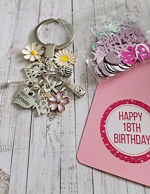 Birthday Keyring13th16th18th21st2530th40th50th60 6570th80th Gift Bag • £5.99