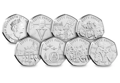  Complete2020 Victory 50p Collection VE DAY 50th Anniversary Full Set UNCIRCULAT • £18