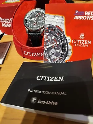 Citizen GN 4W S - Eco-Drive Chronograph Men's Watch - Red Arrows Royal Air Force • £160