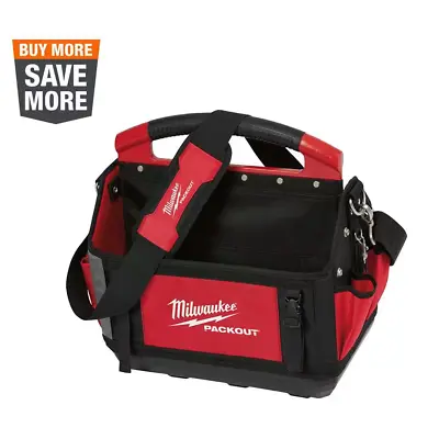 Milwaukee 15 In PACKOUT Tool Organizer Bag Tote Tear Resistant Shoulder Strap • $114.14