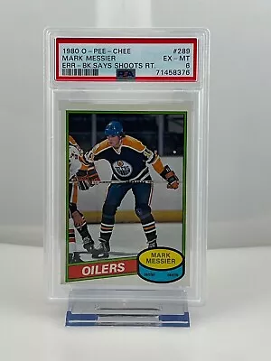 1980 O-Pee-Chee Mark Messier Error PSA 6 • $225