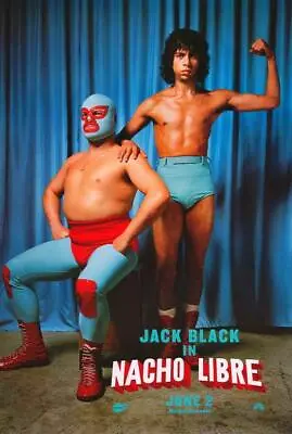 NACHO LIBRE Movie POSTER 11 X 17 Jack Black Efren Ramirez Troy Gentile C • $11.95