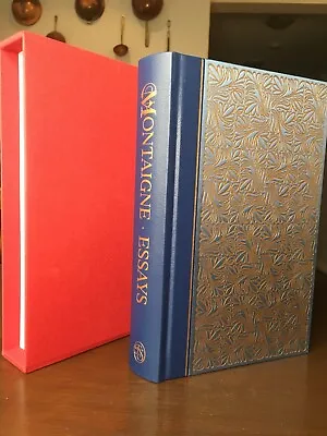 Folio Society - Michel De Montaigne - Essays - VG • $174.06