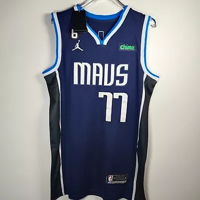 Dallas Mavericks Jersey Luka Doncic#77 Embroidered Blue • $65.99