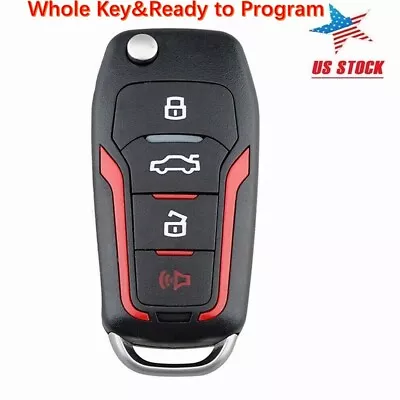 New For 2008 2009 2010 2011 2012 Ford Focus Mustang Remote Start Car Key Fob • $13.68