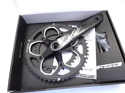 Full Speed Ahead Vero Compact Crankset - 172.5mm 9-Speed 50/34t 110 BCD • $92.99