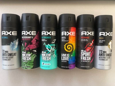 £29.99 • Buy 6 X AXE / LYNX Deodorant Body Spray Men's Fragrance (RARE) Brand New 150ml