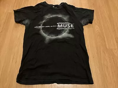 Muse Supermassive Black Whole Band T Shirt 2000 Vintage Small (spots) • $45