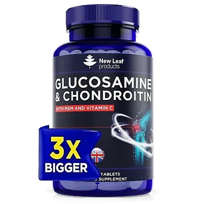 £29.95 • Buy Glucosamine And Chondroitin High Strength - With MSM & Vitamin C 365 Tablets