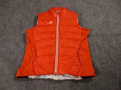 Westcomb Puffer Vest Women's Large Red Pertex 900 Fill Down Full Zip Jacket • $138.88