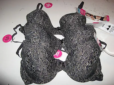 Lot Of 3 Maidenform 7959 Fabulous Fit T-Shirt Underwire Bra Python Choose Size  • $21.95