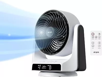 Air Pro Desk Fan - Ultra Quiet Air Cooling & Circulator Table Fan - Small Coolin • £26