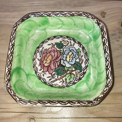 Maling Peony Rose Square Trinket Dish • £8