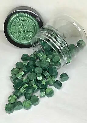 100 Count Metallic Hunter Green Sealing Wax Beads • $6.99