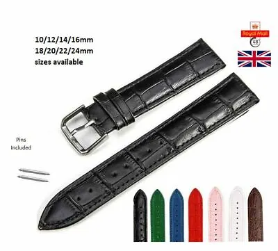 £5.99 • Buy Leather Replacement Watch Band Strap For Samsung Galaxy Watch Active 2 20mm UK