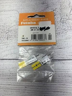 New Genuine Futaba Rc Crystals Am / Rx /tx 27.145 Yellow 4  Futl93a4 Box C3 • $25.98