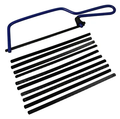 Junior Hacksaw 6  Blue Steel Frame C/W Finger Guard Extra Blades Available • £6.80