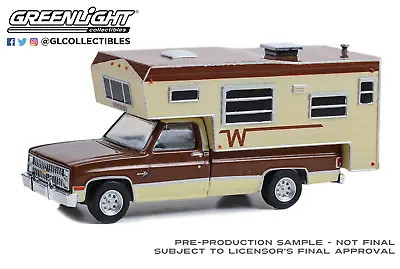 Greenlight 1/64 1982 Chevrolet Silverado W/Winnebago Slide-In Camper 30407 • $7.50