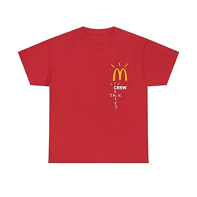 Travis Scott Cactus Jack McDonalds Crew T-Shirt Merch - All Colors And Sizes • $17.46