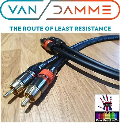 Van Damme - Monster Silver Plated OFC RCA Phono Ultra Cable 1m • £16.95