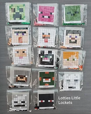 DIY X14 Minecraft Hama Perler Bead Craft Kits Set Party Bag Filler Stocking  • $17.42
