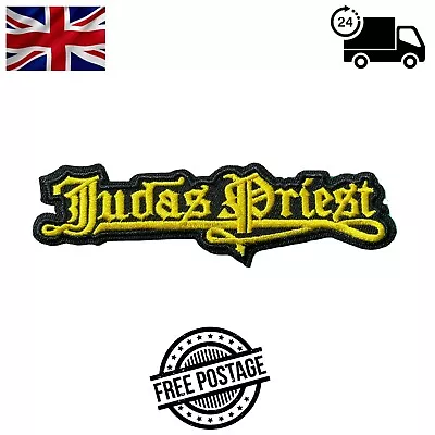 Rock/Heavy Metal Patch - New - Judas Priest - Yellow Logo • £3