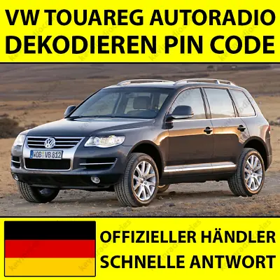 ✅volkswagen Touareg Car Radio Decode Pin Code For All Models Rns Rcd Mfd✅ • $5.34