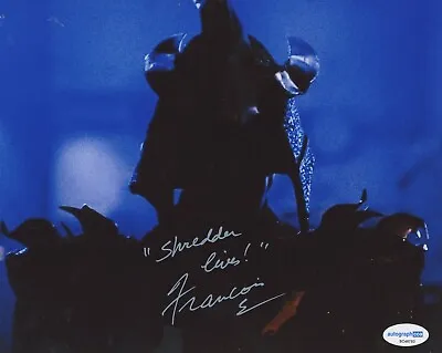 Francois Chau Signed 8x10 Photo Teenage Mutant Ninja Turtles II TMNT 2 ACOA • $39.95