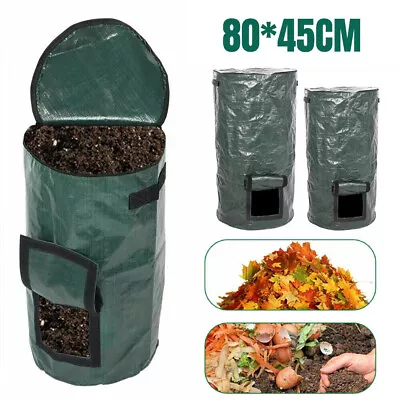 1-5x Portable Garden Compostable Kitchen Waste Organic Compost Bin Collector Bag • £7.99