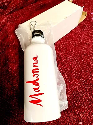 Madonna New In Box Rebel Heart Tour Cool White Water Bottle Promo Boy Toy Bitch • $75