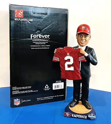 Serial #24 Of 60 ~ Colin Kaepernick SF 49ers 2011 Draft Day #2 Jersey Bobblehead • $200