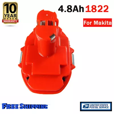 18V PA18 NI-MH 4.8 Ah BATTERY FOR MAKITA 1822 1835F 192828-1 1834 1833 193061-8 • $23.89