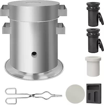 10 Ounces Mini Kiln Melting Furnace Kit Mapp Gas Torch Kiln Stainless Steel Mate • $115.99