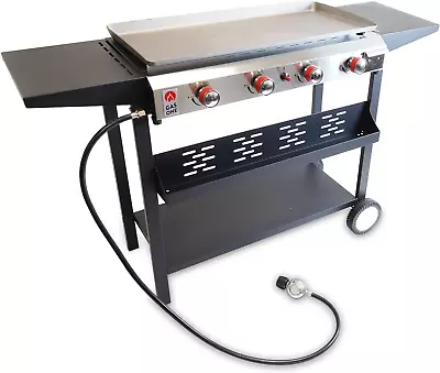 Gas One Flat Top Grill With 4 Burners – Premium Propane Grill With Outdoor Grill • $171