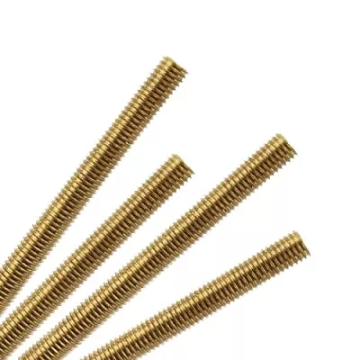 Brass Material- Fully Threaded Studs Rod - M2 M2.5 M3 M4 M5 M6 M8 - Lenght 250mm • £3.91