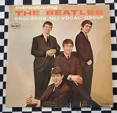 Introducing... The Beatles LP By The Beatles Vinyl 1964 VG VJLP1062 Vee Jay • $15