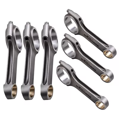 4340 Forged H-Beam Connecting Rods+ARP Bolts For Audi VW 3.0T EA839 V6 24V TFSI • $584.18