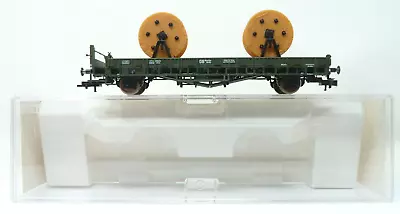 £44.99 • Buy Fleischmann Ho 97 5257 K Low Sided Container Wagon With Cable Drum Load Db Boxed